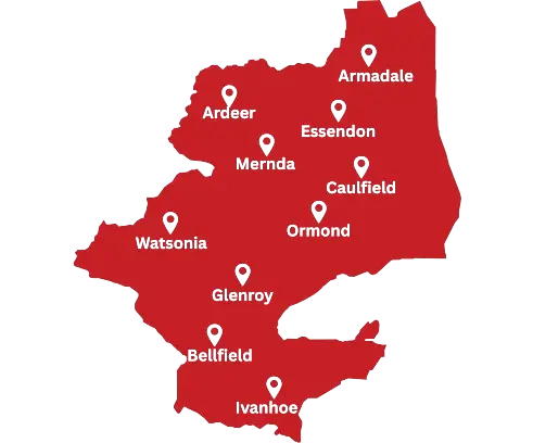 Greensborough map image